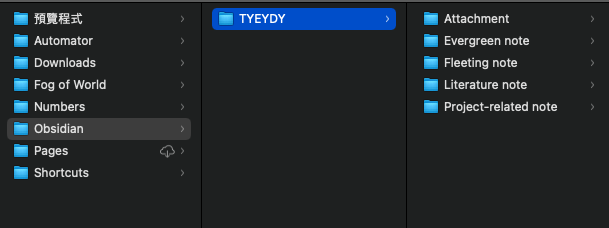 Obsidian sync option